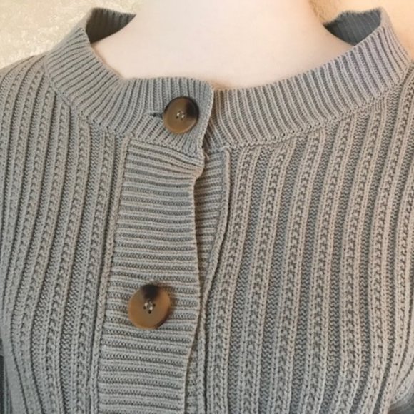 In Loom Cotton Cardigan - Picture 4 of 6